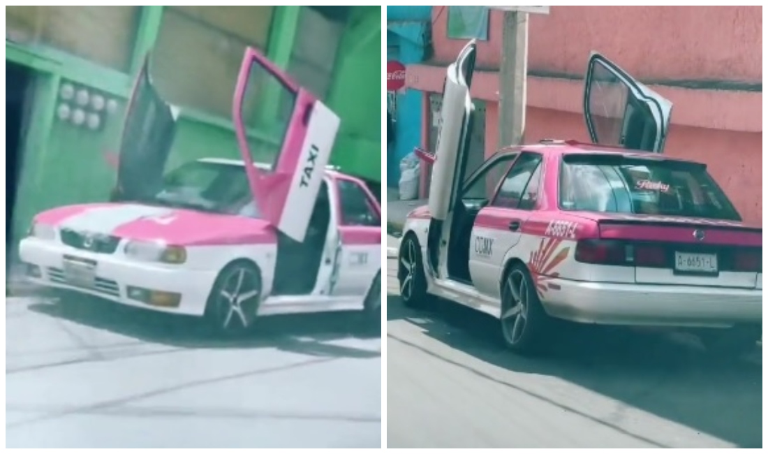 Este taxi ha causado sensación en redes sociales (Especial).
