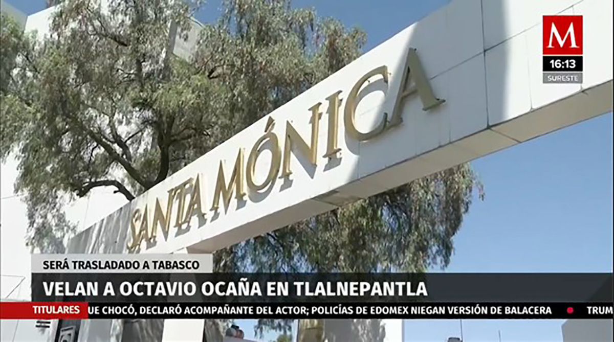 Velan a Octavio Ocaña en Tlalnepantla; será trasladado a Tabasco