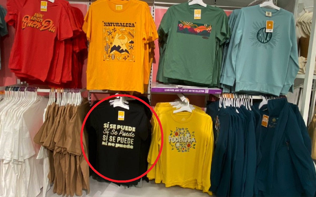 Camisetas con la frase estampada "¡sí se puede!". (Especial)