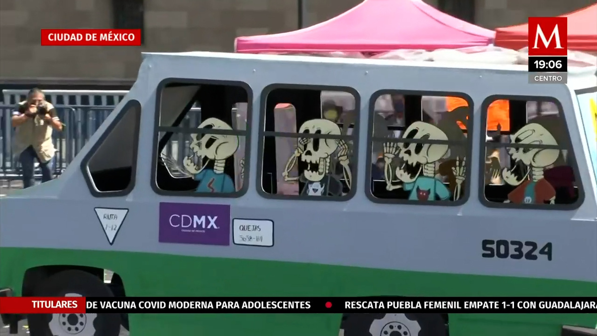 CdMx. Un millón de personas presenció el Desfile de Día de Muertos