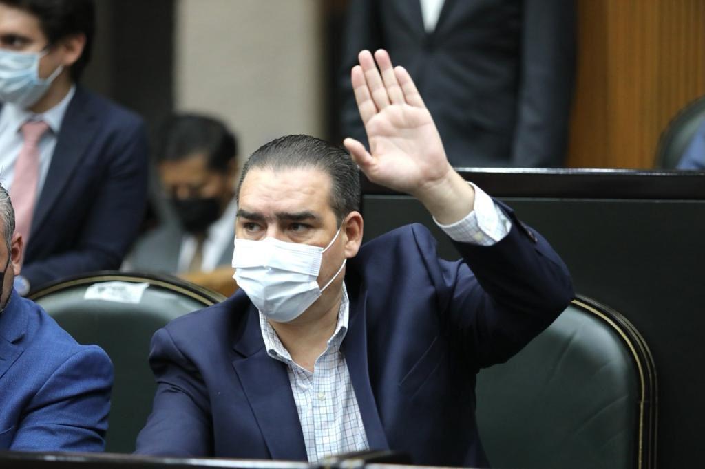El coordinador del PRI en el Congreso local, Heriberto Treviño. Foto: Especial