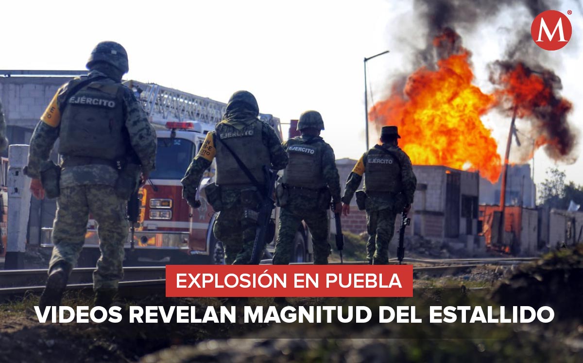 La emergencia en Puebla se registró esta madrugada. | Foto: Andrés Lobato; Diseño: Oscar Ávila