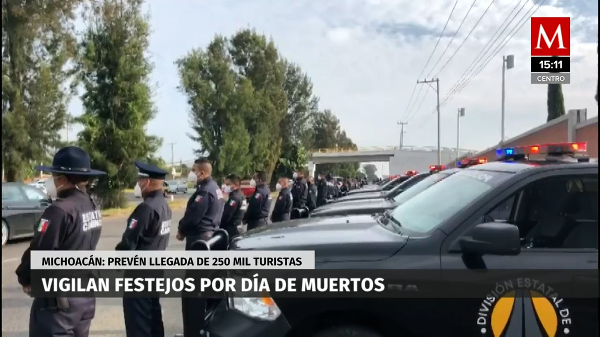 En Michoacán vigilan festejos por día de muertos, prevén llegada de 250 mil turistas