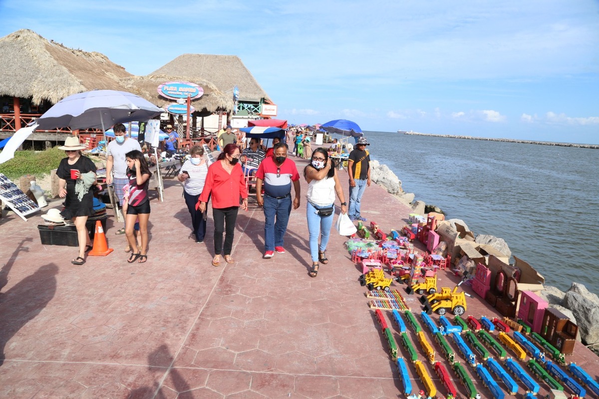 Playa Miramar de Ciudad Madero, Tamaulipas.