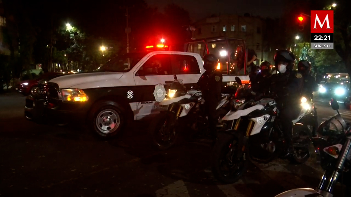 Policía de CdMx realiza operativo contra extorsión en la Roma-Condesa