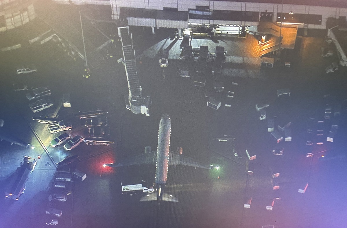 Apagón en LAX. (Tomada de Twitter)