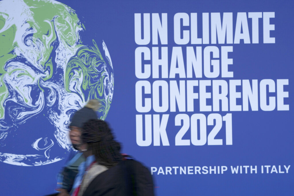 La COP26 se está reuniendo este año en Glasgow, Escocia. (AP)