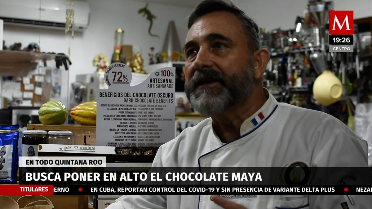 Don Chocolate' busca poner en alto el chocolate maya