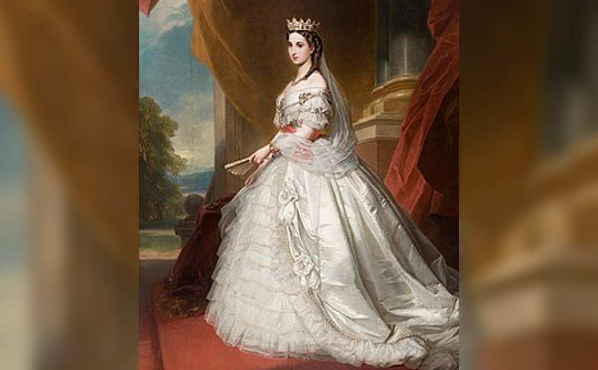 La emperatriz fue bien recibida por los mexiquenses.