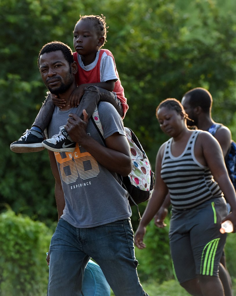 Los migrantes haitianos han sido los que más han pedido asilo en México. (AFP)