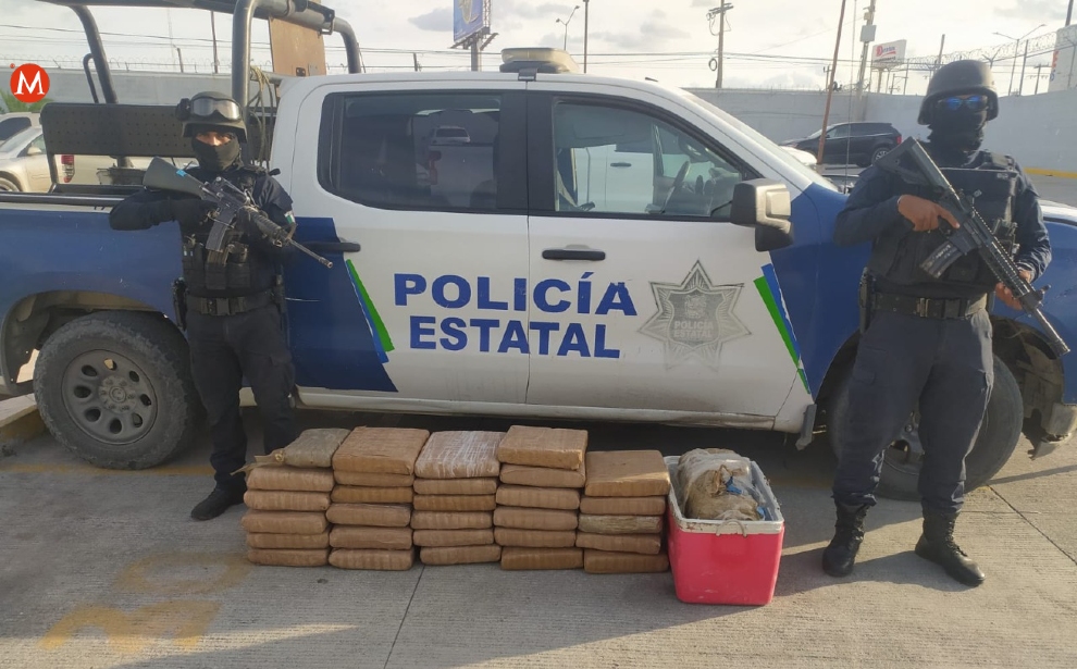 En Reynosa, decomisan paquetes de marihuana de casa abandonada (Cortesía)