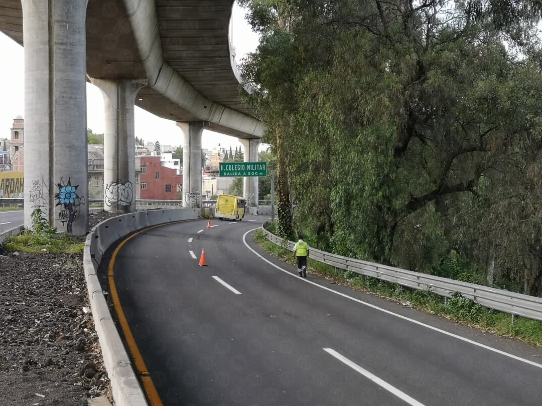 Accidente en autopista México-Cuernavaca