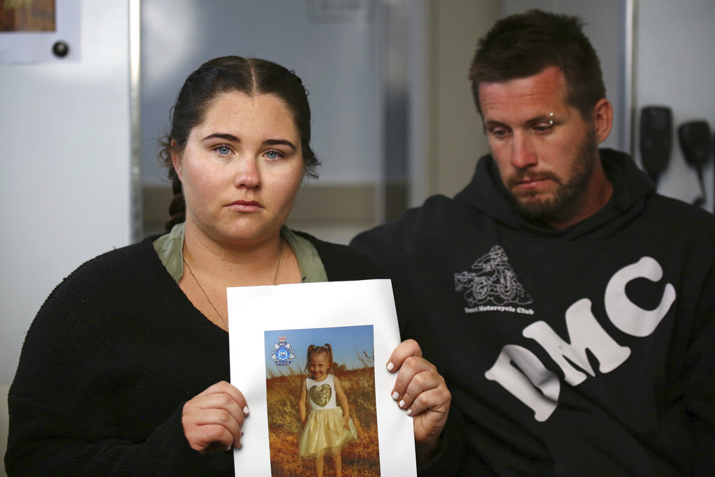 Cleo Smith fue la niña que desapareció en octubre pasado en Australia. (AP)