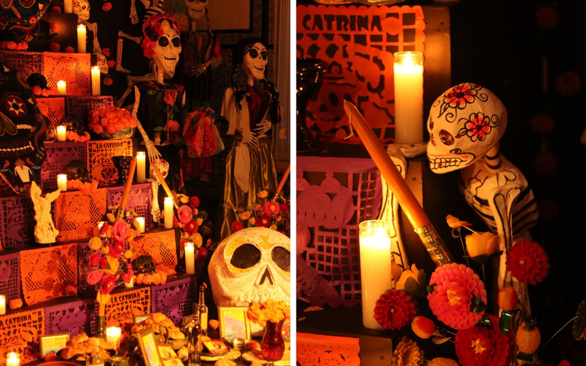 Detalle de altar de Día de Muertos. (Foto: Mexican Cultural Institute DC)
