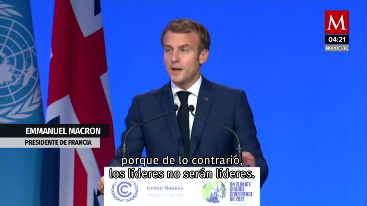 Emmanuel Macron hace llamado en la conferencia del medio ambiente