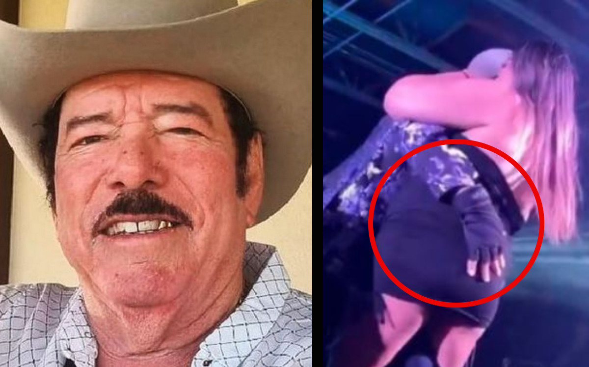 Lalo Mora vuelve a tocar a una fanática en concierto. (Especial)