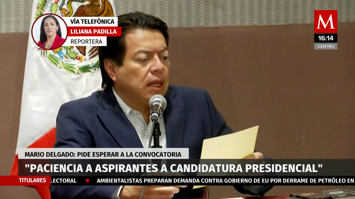 Mario Delgado pide paciencia a aspirantes a candidatura presidencial