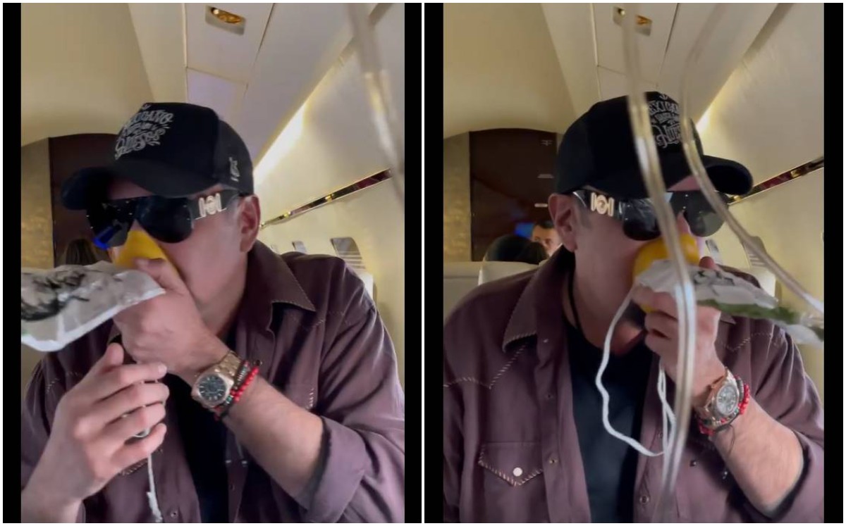 Pepe Aguilar sufre incidente en pleno vuelo a Los Ángeles (Captura).
