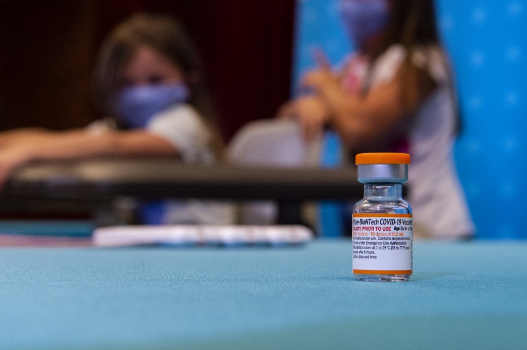 La vacuna de Pfizer será aplicada en los niños de 5 a 11 años en todo Estados Unidos. (AP)