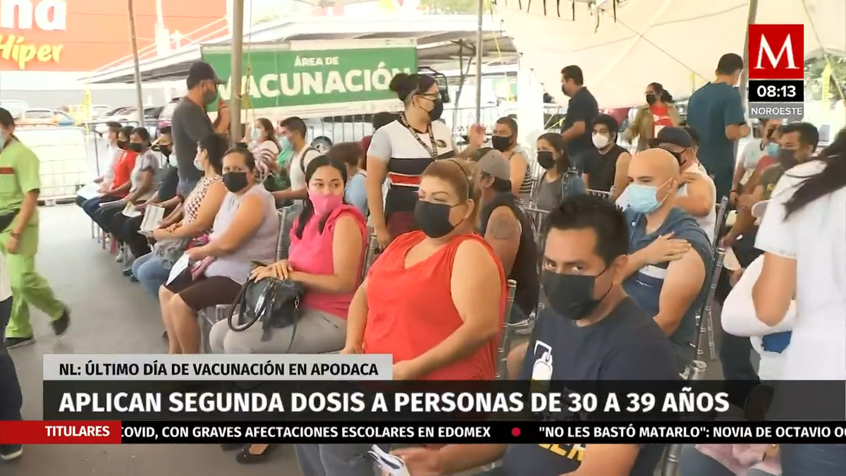 Avanza último día de vacunación anticovid en Nuevo León