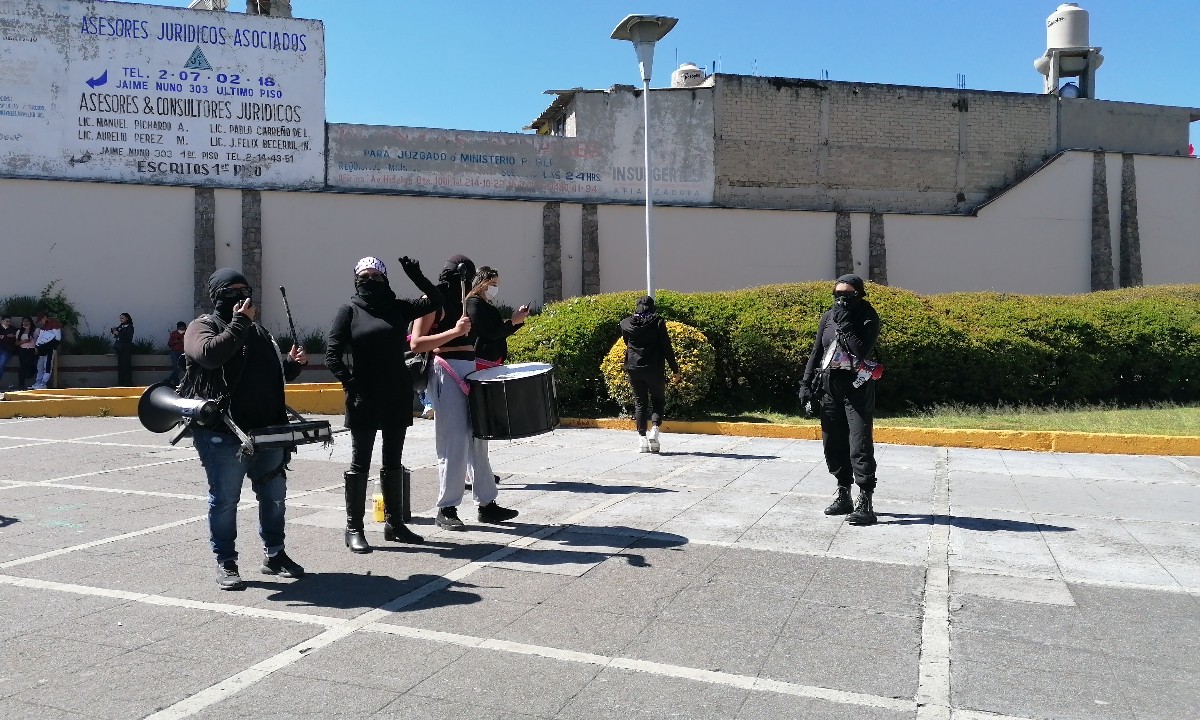Bloquearon calles. (Abadiel Martínez)
