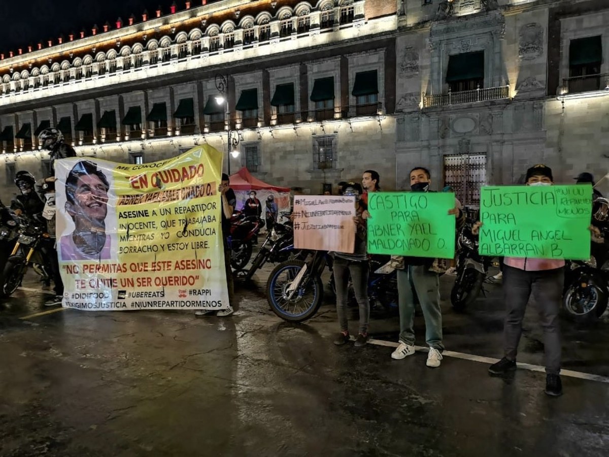 Colectivo "Ni un repartidor menos". | Jorge Becerril