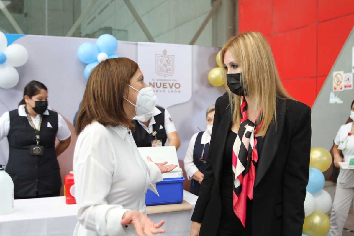 Cristina Díaz y Alma Rosa Marroquín. Foto: Raúl Palacios.
