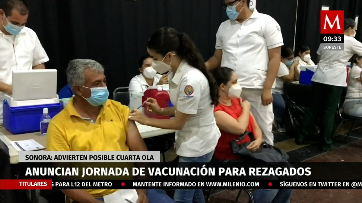 En Sonora anuncian jornada de vacunación para rezagados