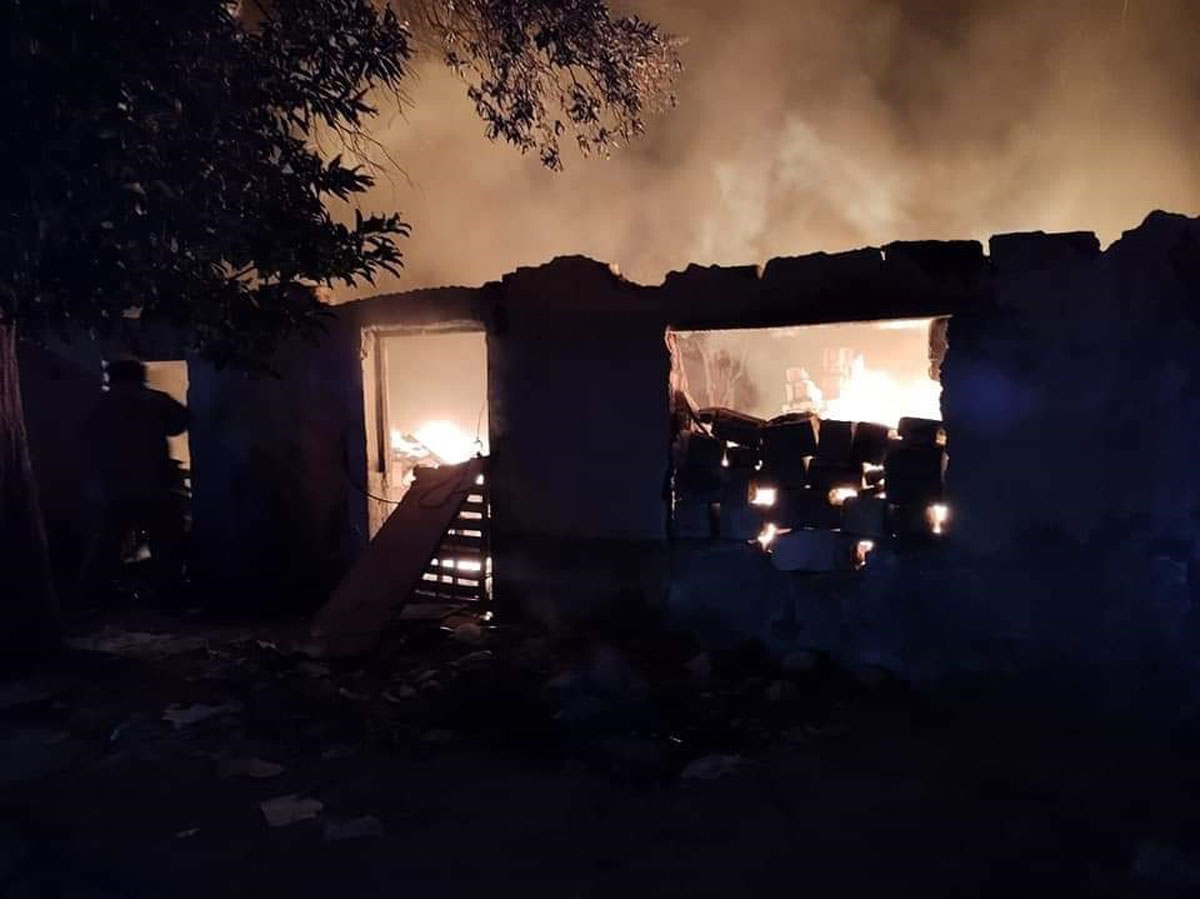 Incendio en vivienda de Torreón. | Especial