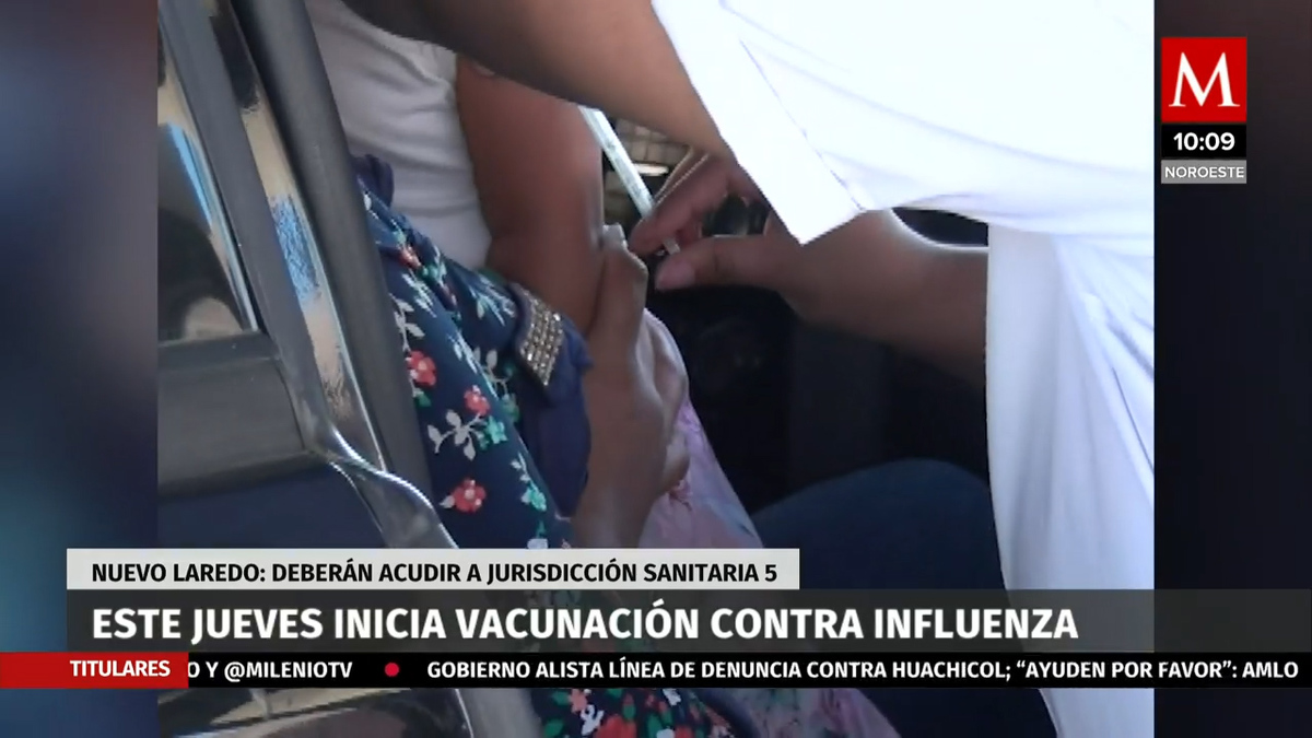 Iniciará vacunación contra influenza en Nuevo Laredo