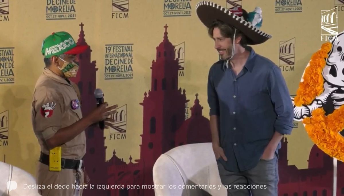 Jason Reitman durante su conferencia presencial en el FICM (ESPECIAL).