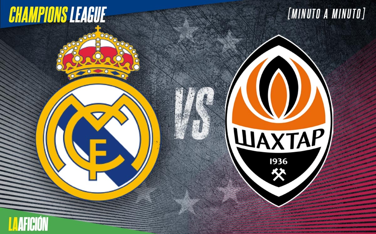 Real Madrid vs Shakhtar, en vivo partido de Champions League