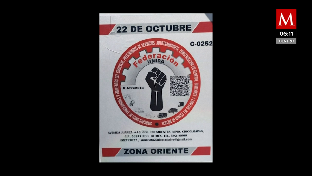 Sindicato "22 de octubre" acusado de extorsión