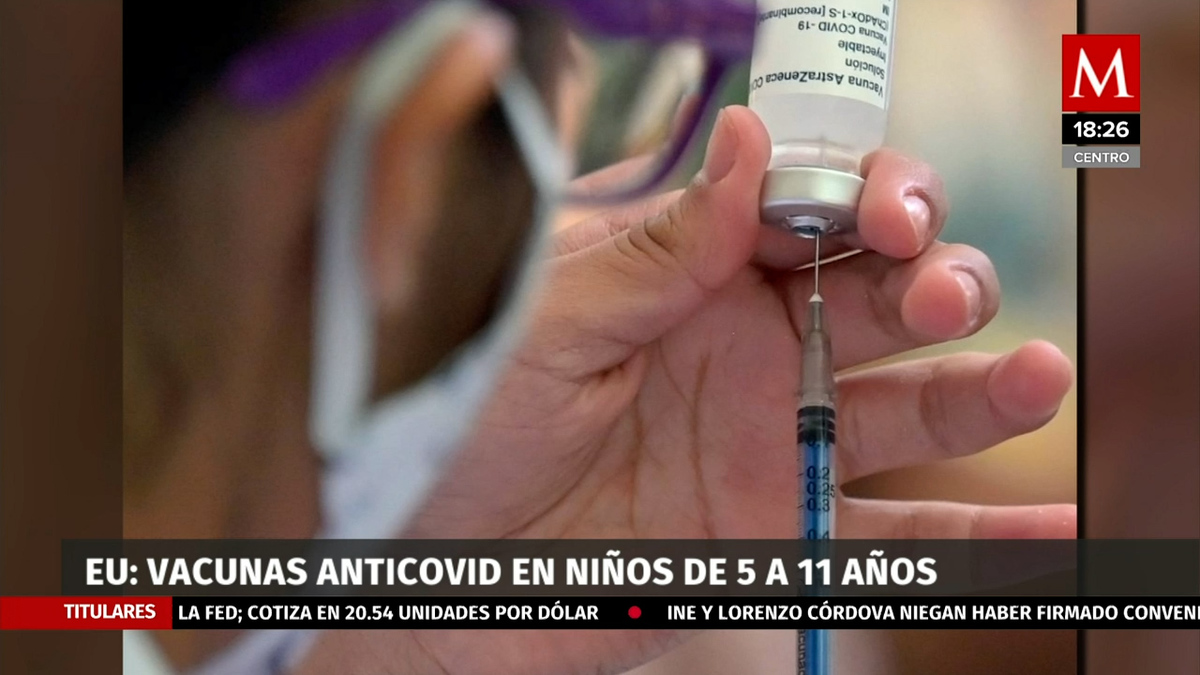 Estados Unidos comenzó con la vacunación anticovid en niños de 5 a 11 años