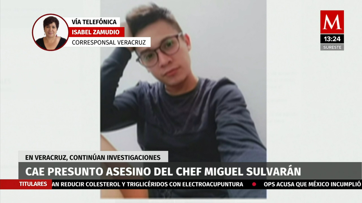 En Veracruz, cae presunto asesino del chef Miguel Sulvarán