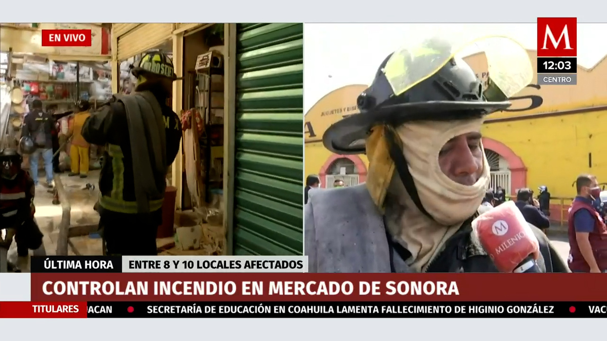 Aproximadamente 7 locales fueron afectados: Cuerpo de Bomberos