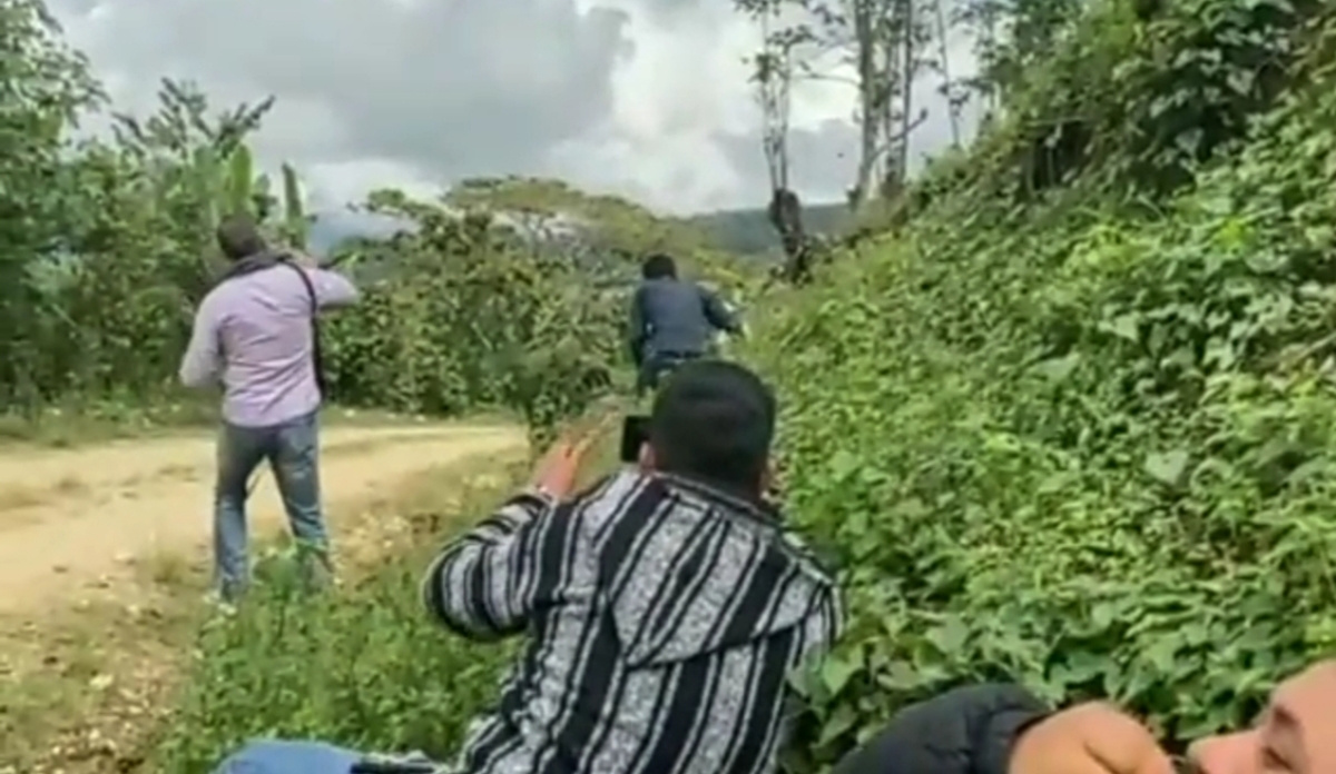 Ataque a pobladores y periodistas en municipio Aldama, Chiapas. | Isaín Mandujano