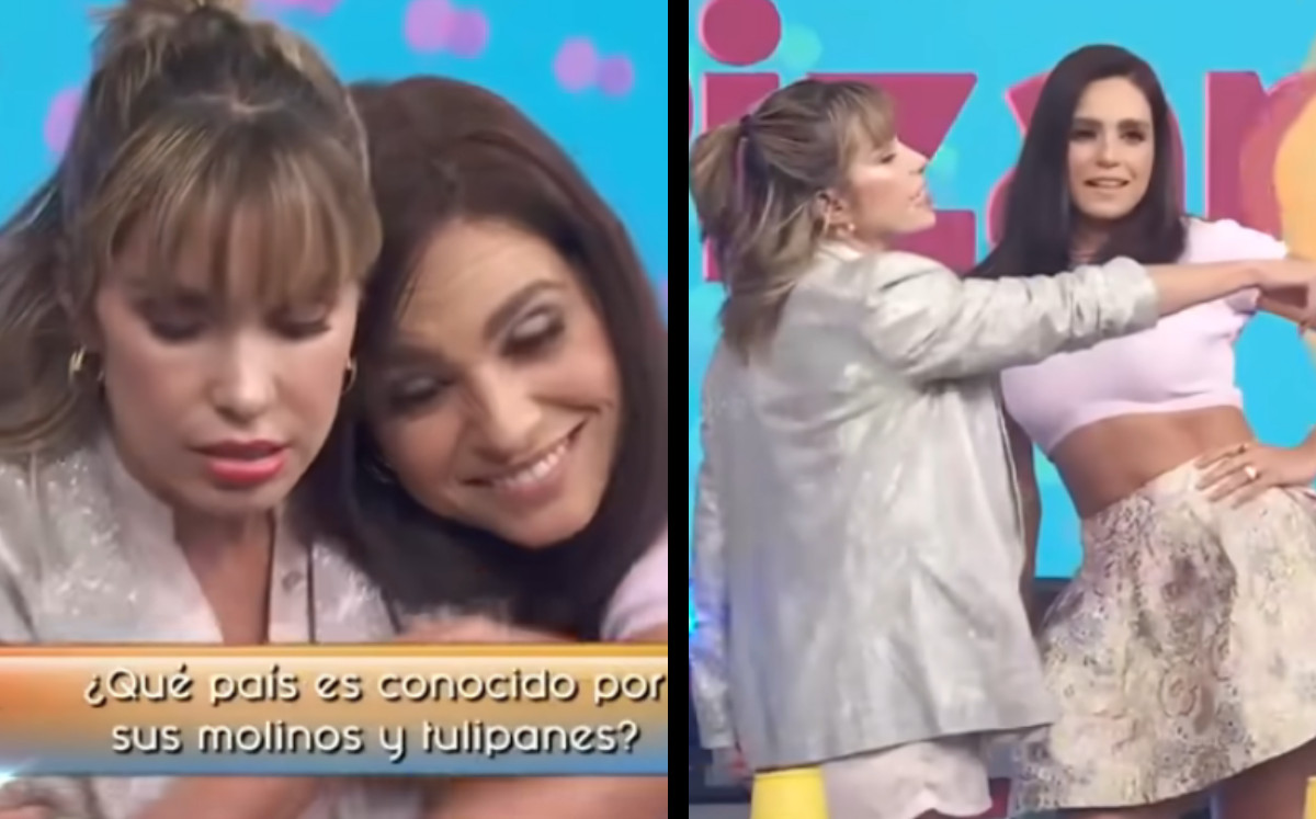Critican a Andrea Escalona por hacer berrinche contra Tania Rincón en programa Hoy. (Especial)