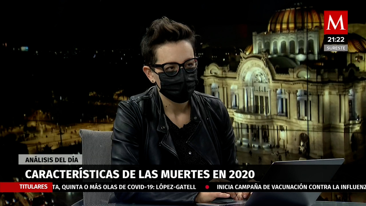 El INEGI presenta el estudio de cifras de muertes en 202