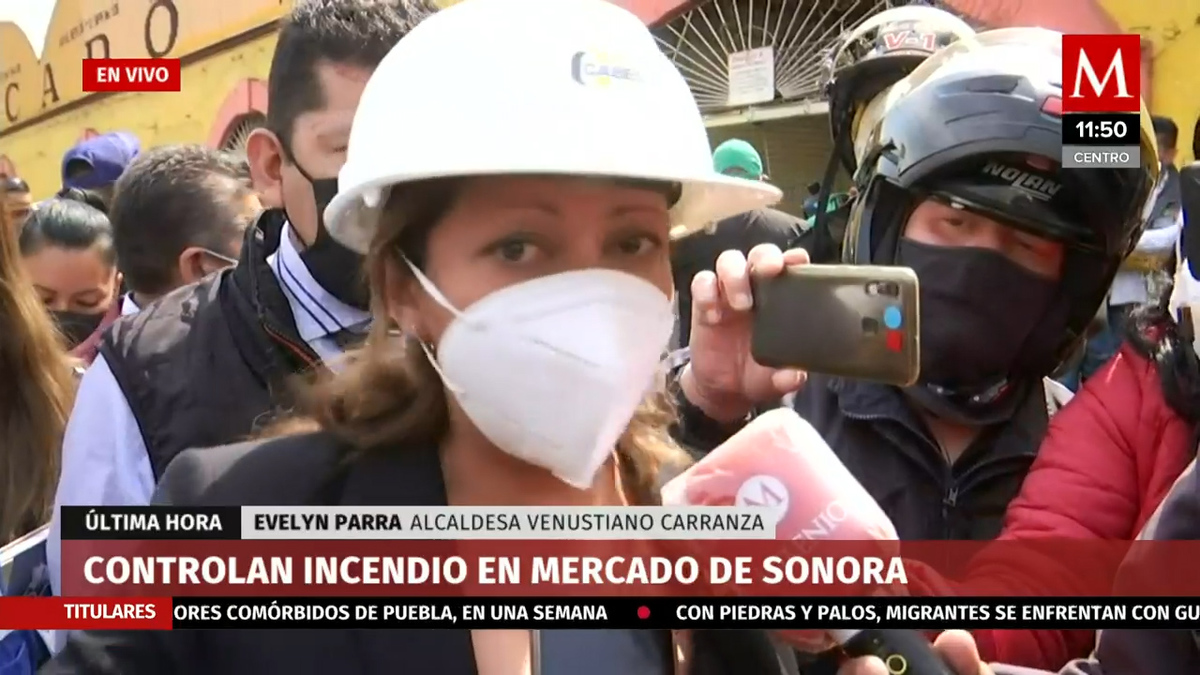Incendio se controló al 100 % sin lesionados: Evelyn Parra