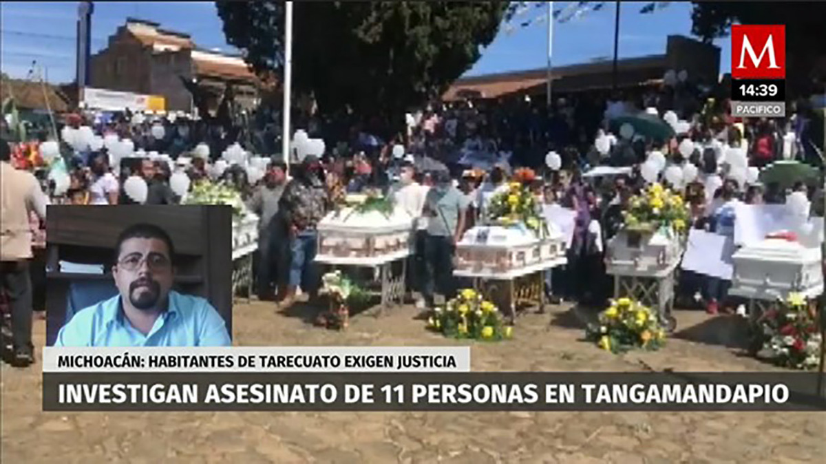Investigan asesinato de 11 personas en Tangamandapio