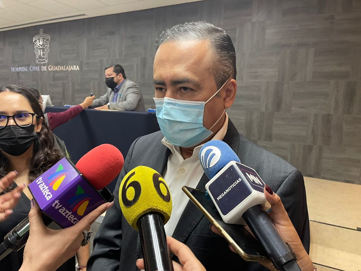 Jaime Andrade Villanueva, director general del Hospital Civil de Guadalajara. (Karla Rodríguez)