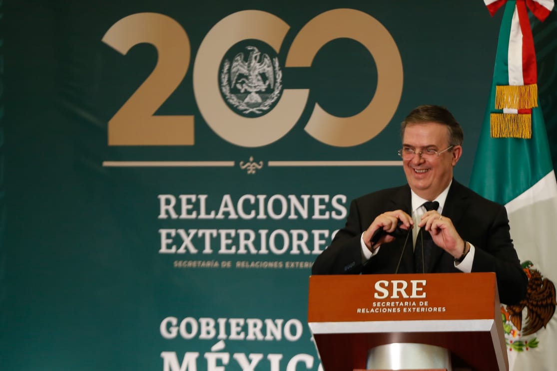 Marcelo Ebrard, secretario de Relaciones Exteriores. | Foto: Areceli López