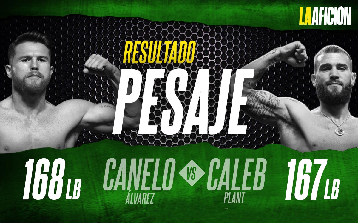 Canelo vs Plant: resultado del pesaje
