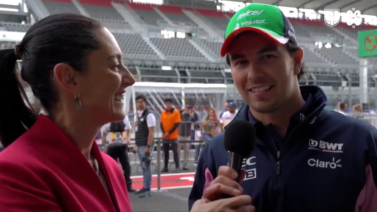 Claudia Sheinbaum entrevista a 'Checo' Pérez
