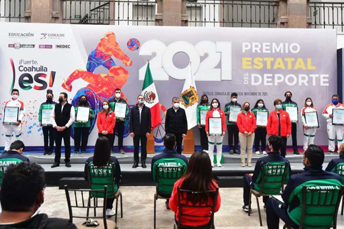 Premio Estatal del Deporte en Coahuila. (Cortesía)