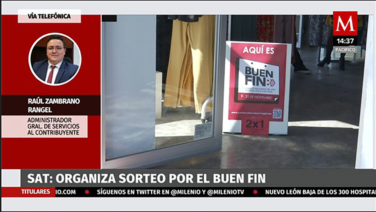 SAT: Organiza sorteo por el Buen Fin