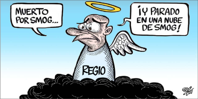 Smog por fábricas y pedreras
