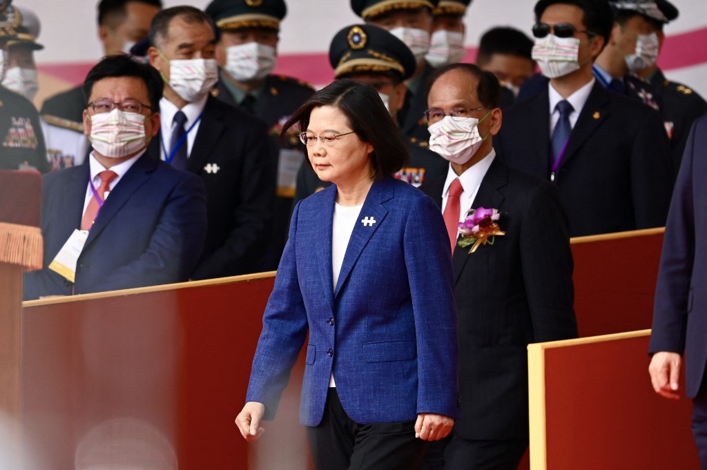 Tsai Ing-wen, la presidenta de Taiwán, y una de las principales promotoras de romper lazos con la China continental. (AFP)