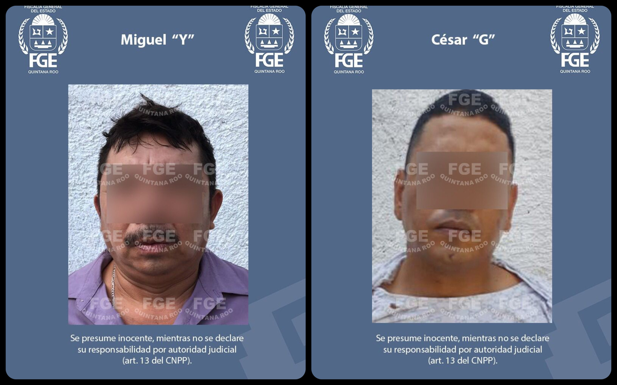 Ambos fueron puestos a disposición de las autoridades correspondientes. (Especial)